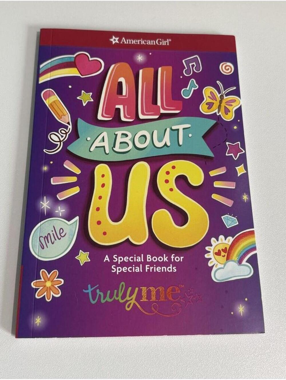 American Girl Truly Me "All About Us" Book